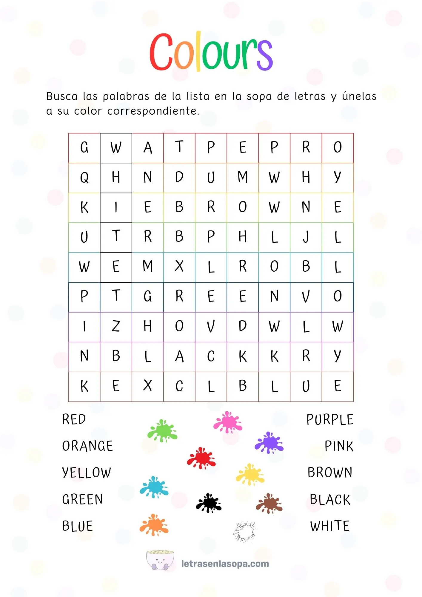  descargar sopas de letras gratis en español para imprimir