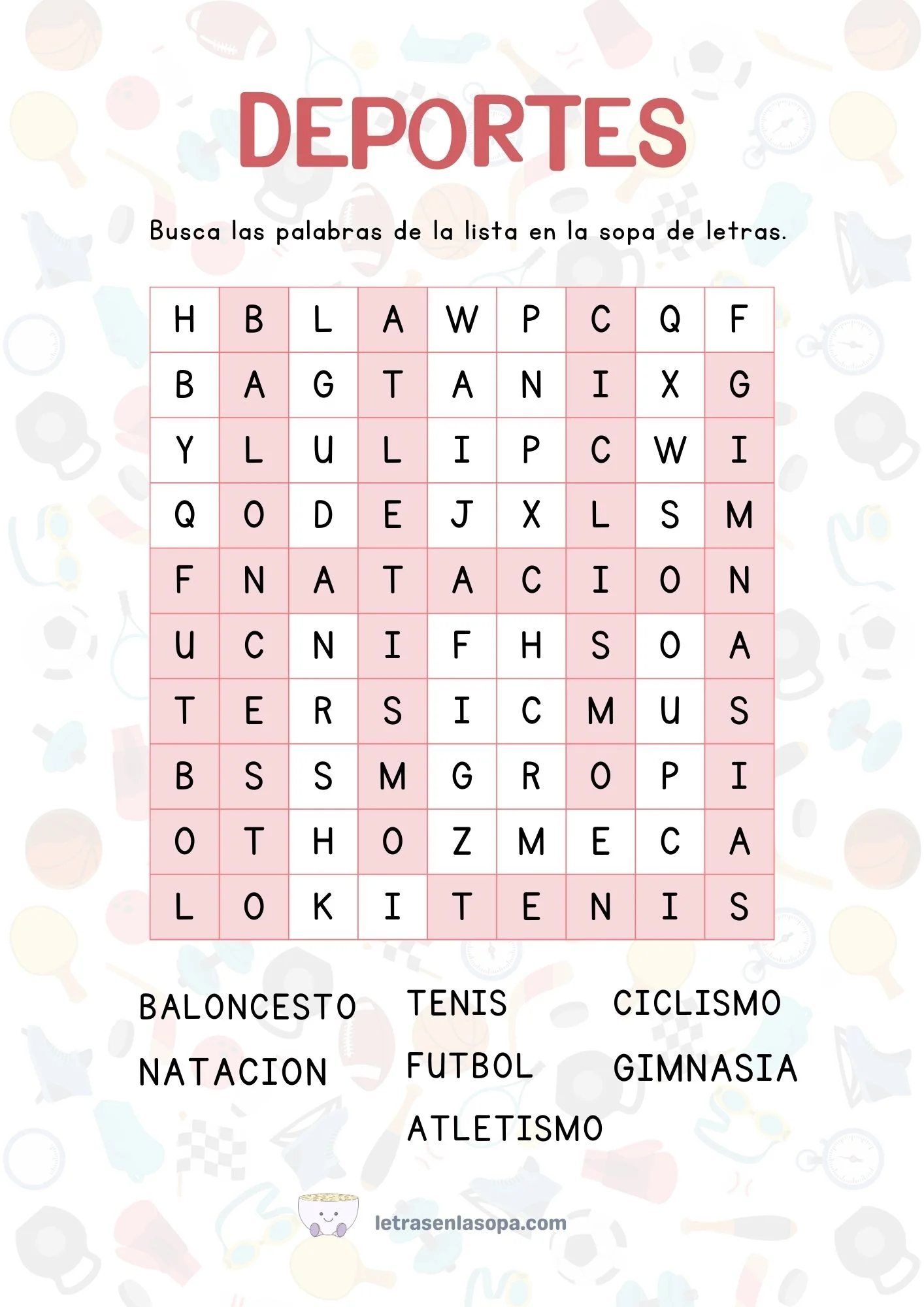 soluciones letras de sopas gratis 7 a 8 años soluciones letras de sopas gratis 7 a 8 años