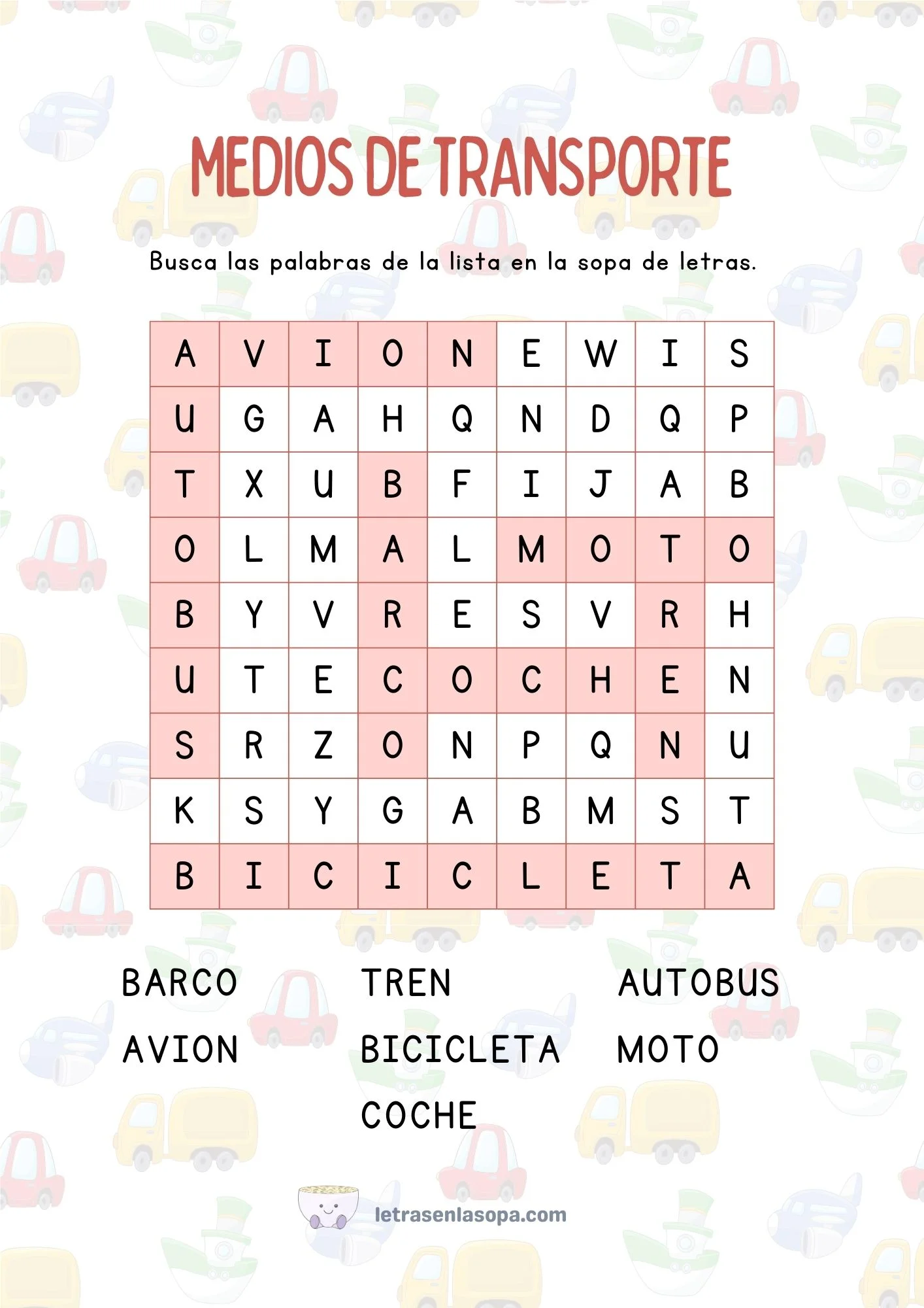 soluciones letras de sopas gratis 7 a 8 años soluciones letras de sopas gratis 7 a 8 años
