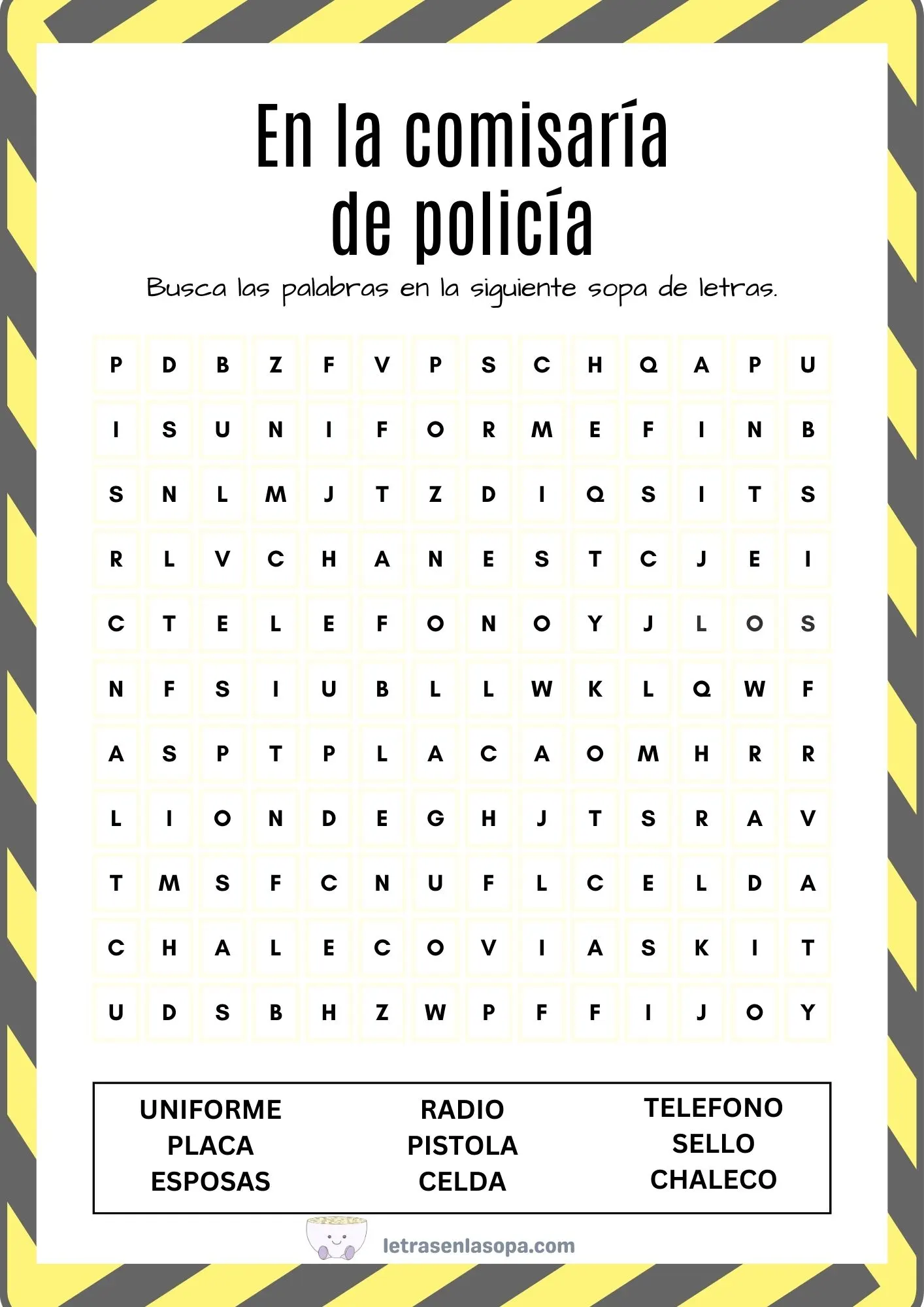  sopa de letras para imprimir pdf