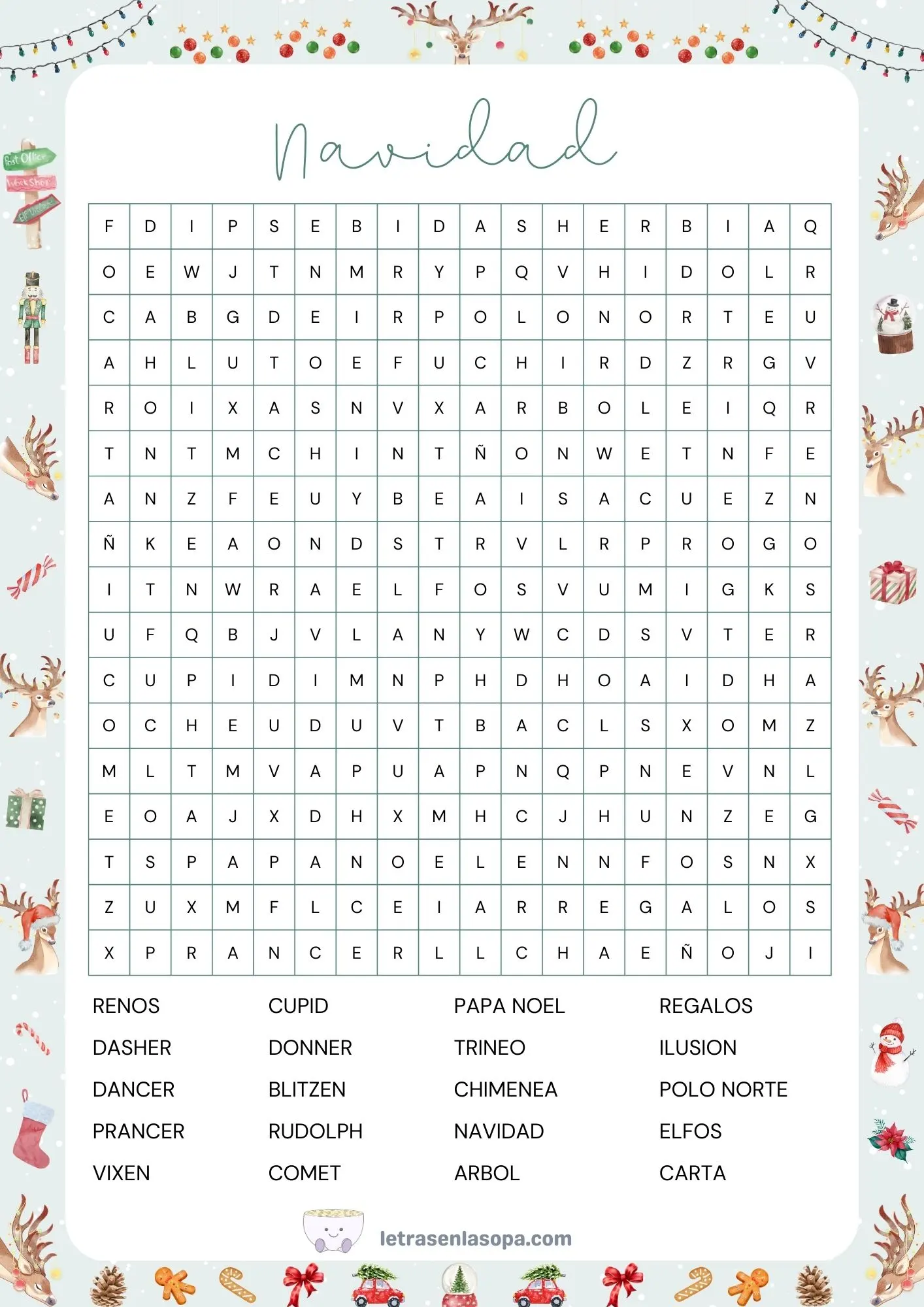 sopas de letras de navidad para imprimir pdf gratis adultos sopas de letras de navidad para imprimir pdf gratis adultos