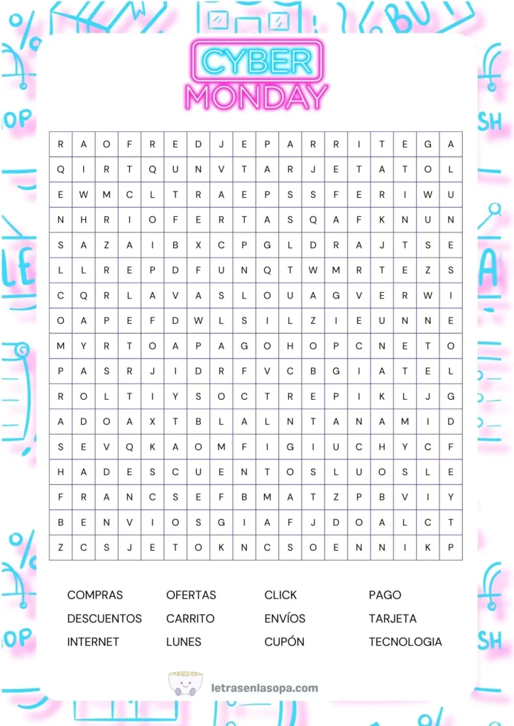 sopas de letras adultos gratis cybermonday sopas de letras adultos gratis cybermonday