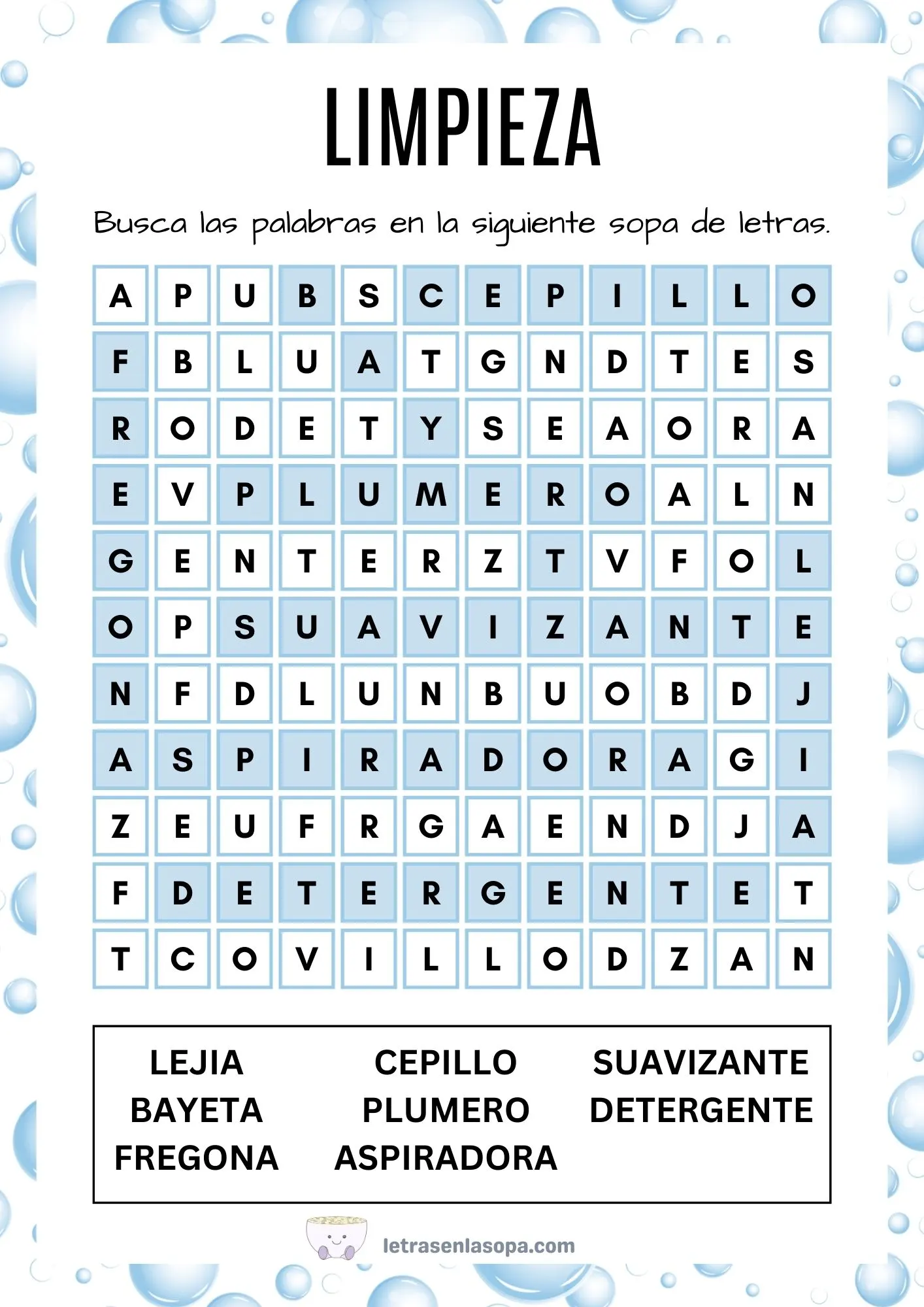 soluciones sopas de letras para adultos mayores en la oficina en el aeropuerto